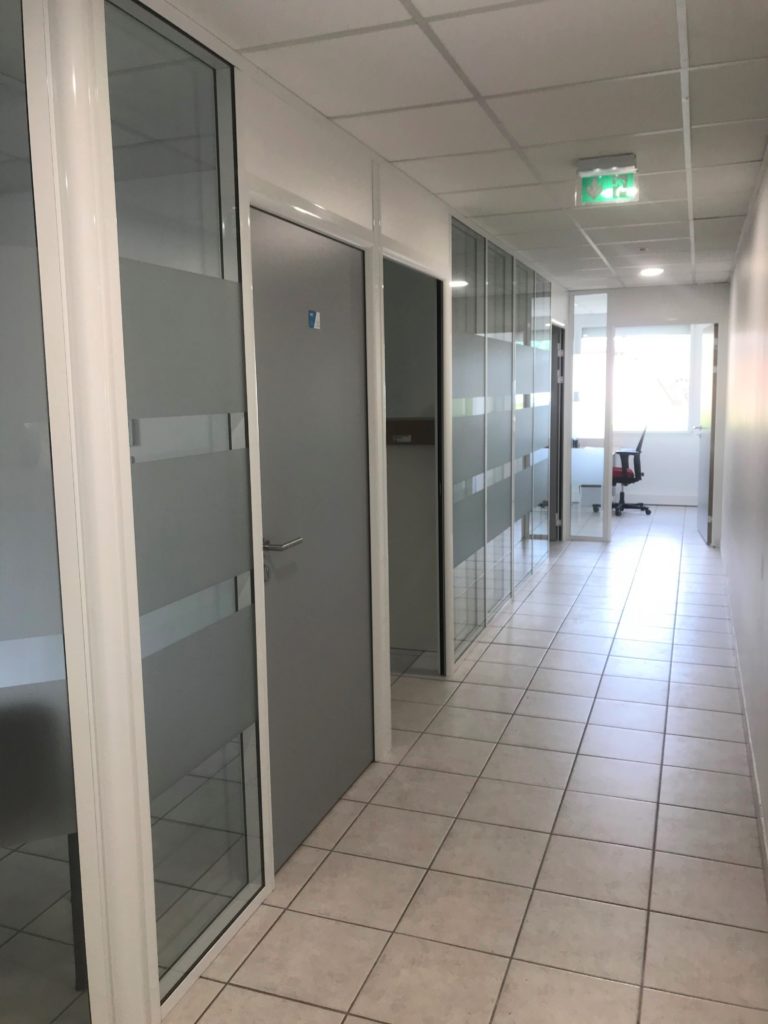 Fin des travaux : bureaux de Brignais