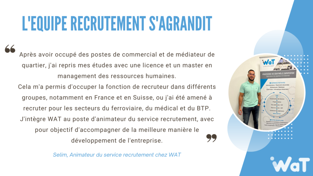 L'équipe recrutement s'agrandit.